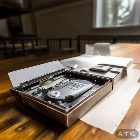 拆包指纹锁,先读说明书