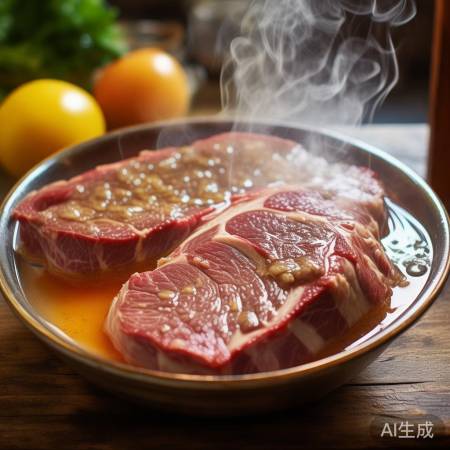 柠檬醋腌牛肉防霉鲜香