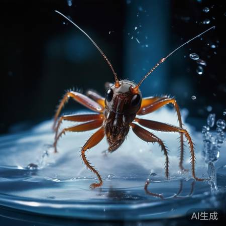 蟑螂无空气生存奇观