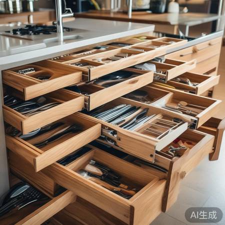 中岛实用设计,考虑身高适宜