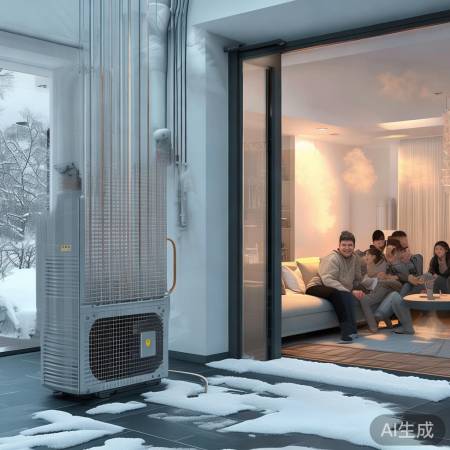 真心热水器空气能客服网点咨询普及☞华能空气能采暖循环：高效节能的冬季取暖新选择