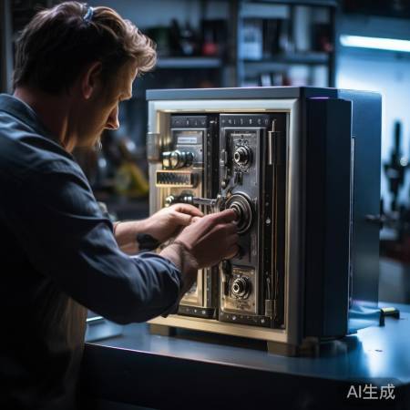 保险柜开锁，下期再见！