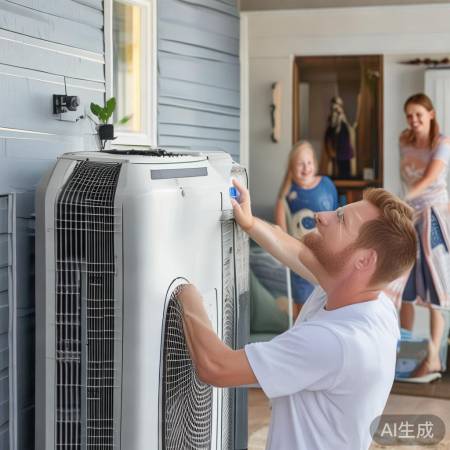 扬子热水器空气能400全国售后保障分解۞莱西胶州空气能热泵：节能环保，舒适生活新选择