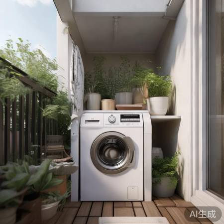 倍科洗衣机服务预约交流♛洗衣机露台摆放技巧，轻松解决空间问题
