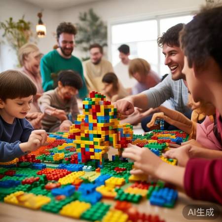 乐高拼装，温馨互动