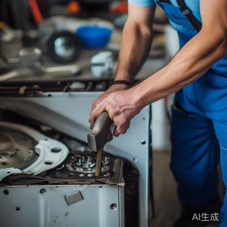 LG洗衣机24H师傅服务介绍←废旧洗衣机改造：自制实用台锯教程