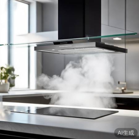 高效吸油，自动清洗油烟机