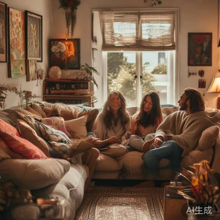 用心装修，温馨客厅