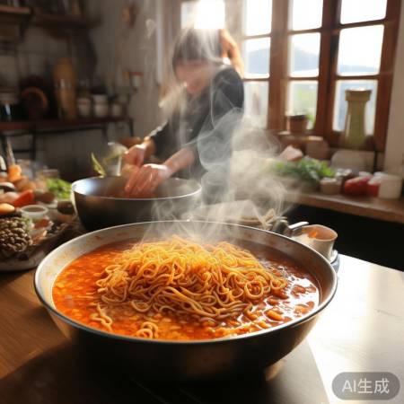 冰箱煮面简单美味