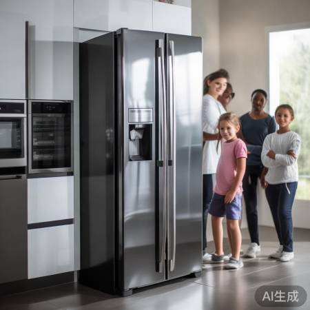 松下冰箱维修电话速达教大家√美的智能双开门冰箱：家庭保鲜新选择
