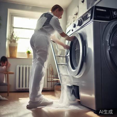 夏普洗衣机专业修复热线介绍←附近专业洗衣机清洗服务，上门清洗更便捷
