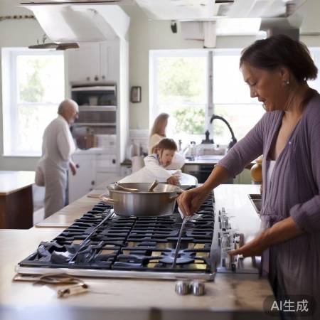 燃气灶通风，安全第一