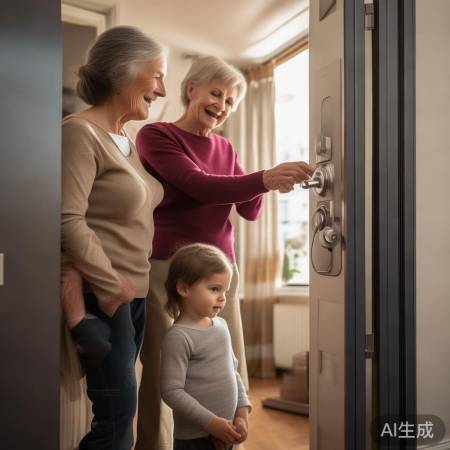 智能锁,老人孩子也能用