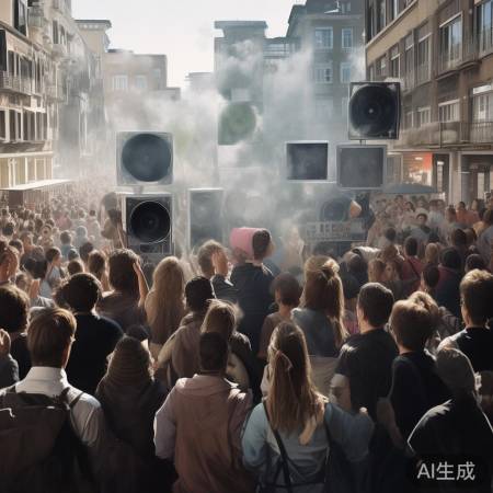 广场20多个音响轰鸣，小学上课严重受影响！怎么回事？