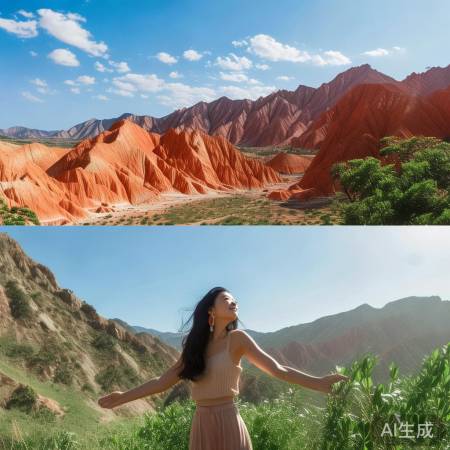 撒贝宁丹霞山放松之旅