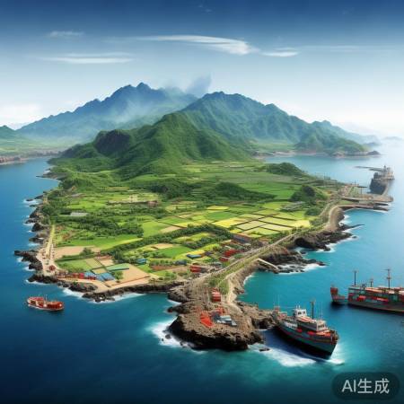 台湾四面环海,资源丰富