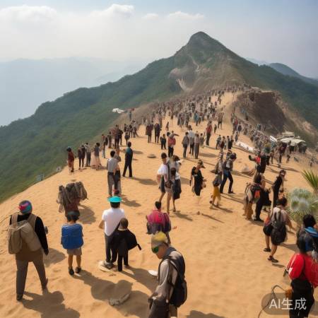 热闹鸣沙山，体验人生险