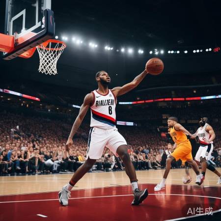 NBA季前赛大爆冷！开拓者狂胜伦敦雄狮53分，创纪录！