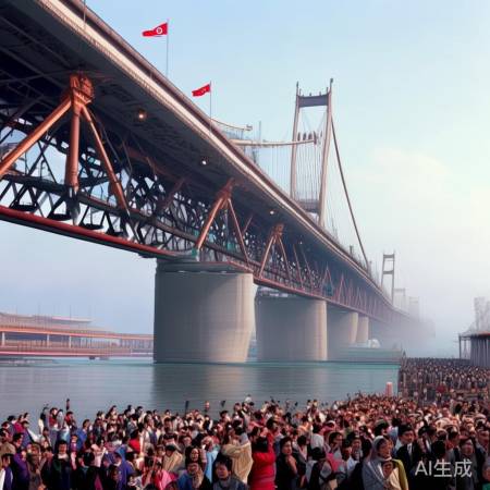 中朝新鸭绿江大桥：盛况空前，开通仪式盛大举行！